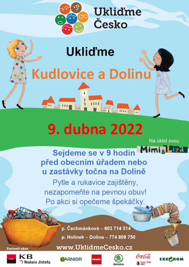 ZMĚNA TERMÍNU - Ukliďme Kudlovice a Dolinu