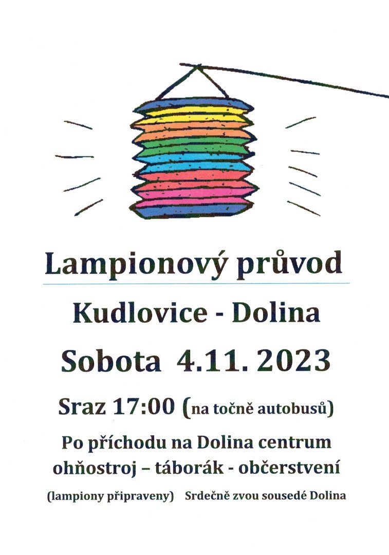 Lampionový průvod - Dolina