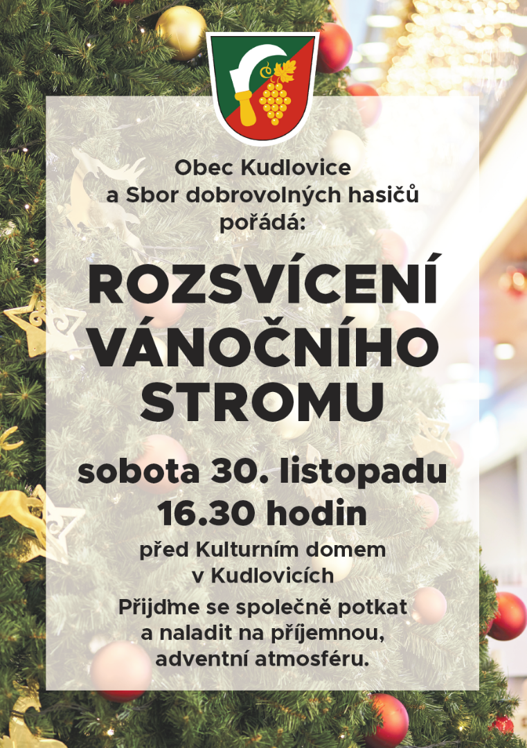 Rozsvícení vánočního stromu